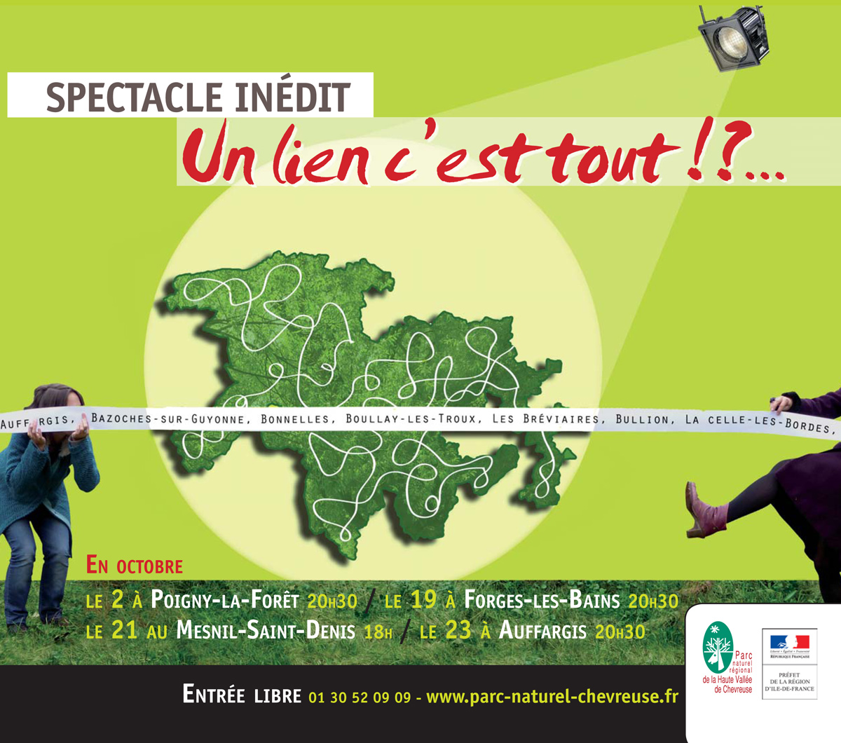 23 octobre : spectacle "Un lien c'est tout" au Foyer rural