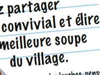 Samedi 4 mars à 19h : fête de la soupe d'Auffargis