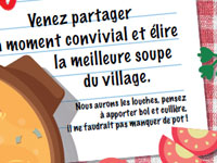 Samedi 16 février 19h : la fête de la soupe !